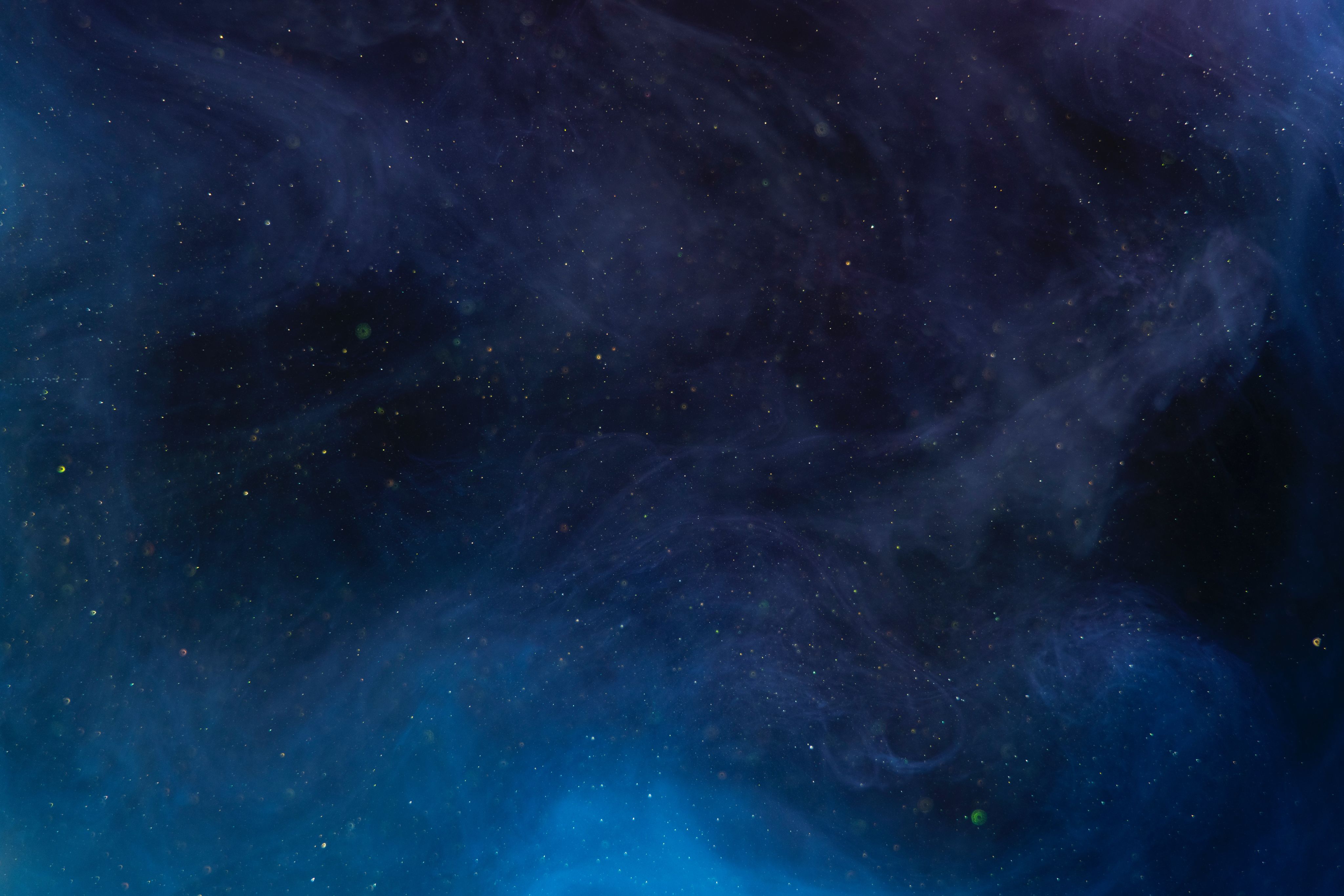 blue and black abstract painting